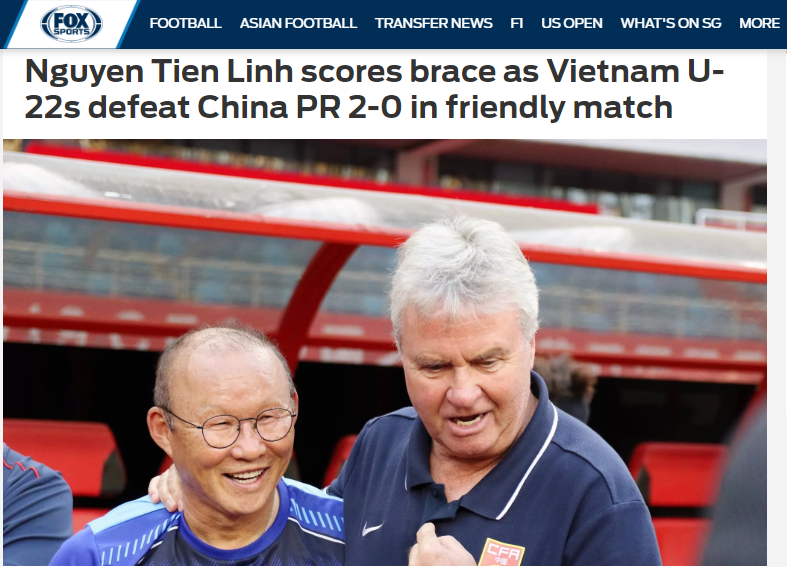Báo châu Á chỉ ra cầu thủ xuất sắc nhất của U22 Việt Nam trận thắng Trung Quốc - Bóng Đá