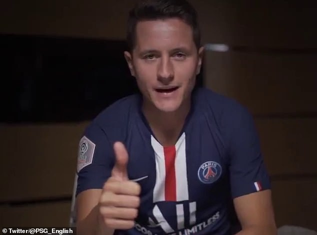 Ảnh Herrera ra mắt PSG - Bóng Đá