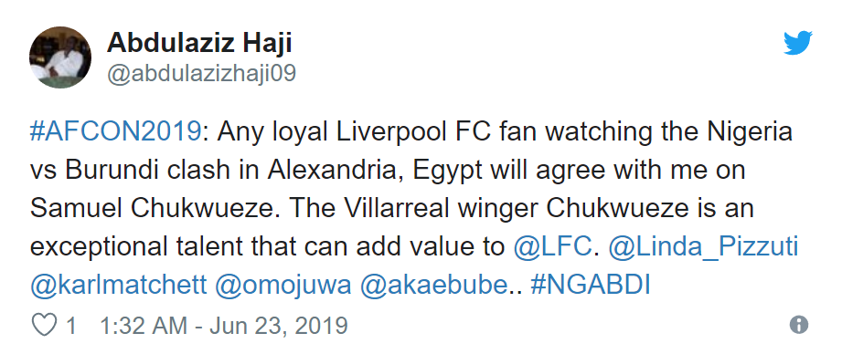 LIVERPOOL FANS WANT CHUKWUEZE - Bóng Đá