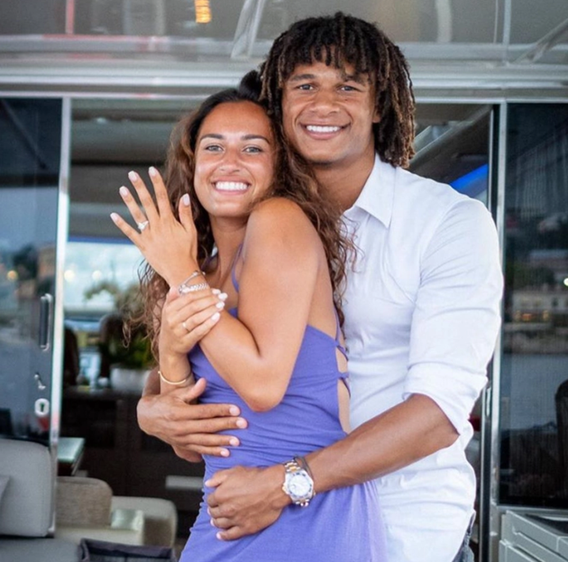 Man City-bound Nathan Ake celebrates huge summer as he gets engaged to stunning girlfriend Kaylee Ramman - Bóng Đá