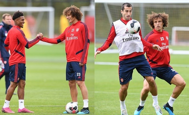Ảnh David Luiz tập luyện - Bóng Đá