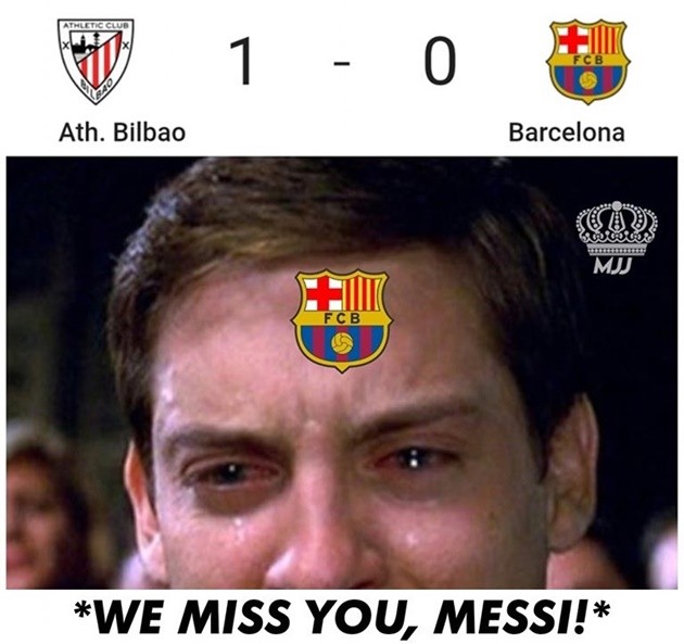 Ảnh chế Barca thua trận - Bóng Đá