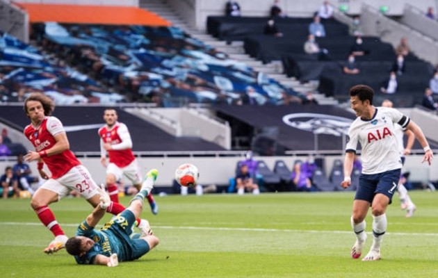 Ảnh Tottenham thắng Arsenal - Bóng Đá