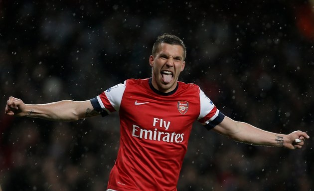 Nhìn lại thống kê Lukas Podolski ở Ars - Bóng Đá