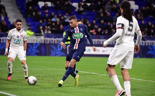 Ảnh sau trận PSG Lyon - Bóng Đá