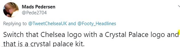Please just don't start playing like Crystal Palace': Chelsea fans left unimpressed after red and blue striped third kit for 2020-21 is leaked - Bóng Đá