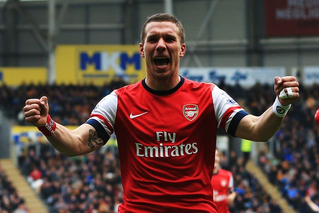 Nhìn lại thống kê Lukas Podolski ở Ars - Bóng Đá