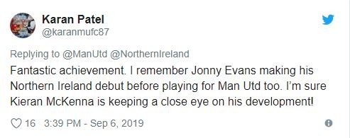 Manchester United: Fans react as Galbraith makes international debut - Bóng Đá