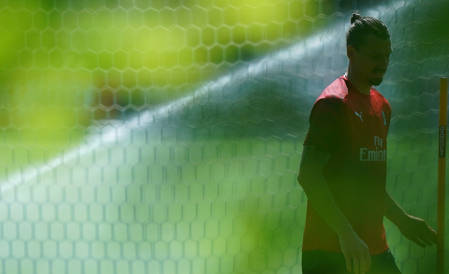 Ảnh AC Milan - Ibrahimovic tập ngày 21.5 - Bóng Đá