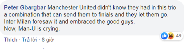 M.U Inter troll - Bóng Đá