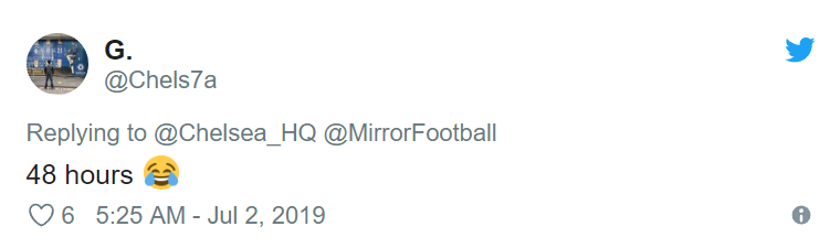 “48 HOURS” – CHELSEA FANS BEMOAN TIME TAKEN TO ANNOUNCE SIGNING - Bóng Đá