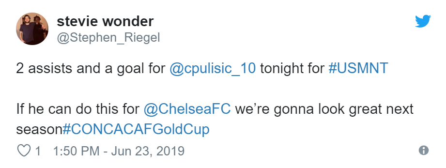 'No.10 shirt is waiting for you!' - Chelsea fans go nuts as Christian Pulisic shines in USA win - Bóng Đá