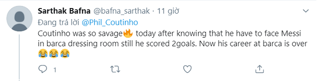 Bayern Munich 8-2 Barcelona: Philippe Coutinho's tweet from 2011 goes viral after his brace - Bóng Đá