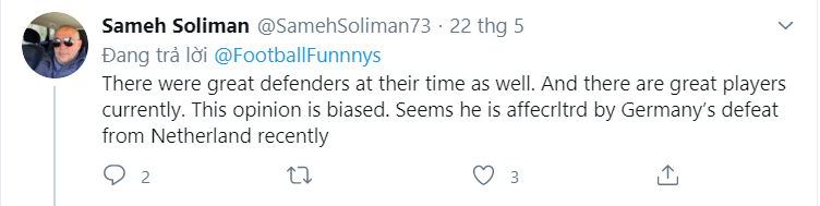 Fan react Michael Ballack on Van Dijk - Bóng Đá