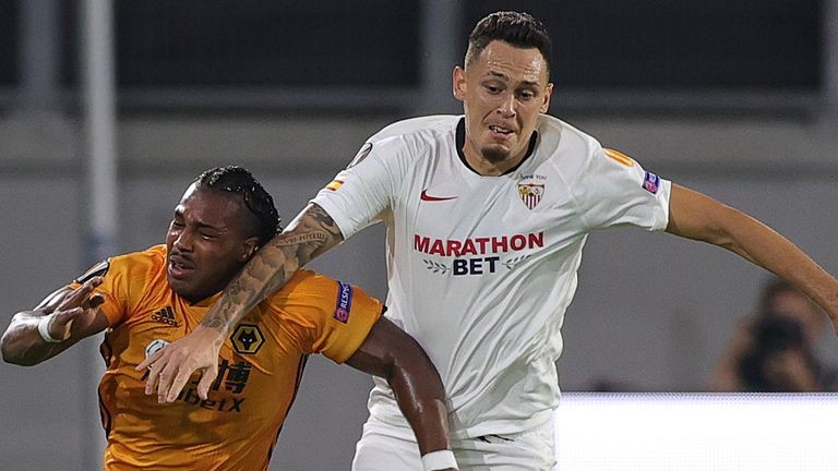 Lucas Ocampos: Wolves interested in Sevilla winger as potential Adama Traore replacement - Bóng Đá