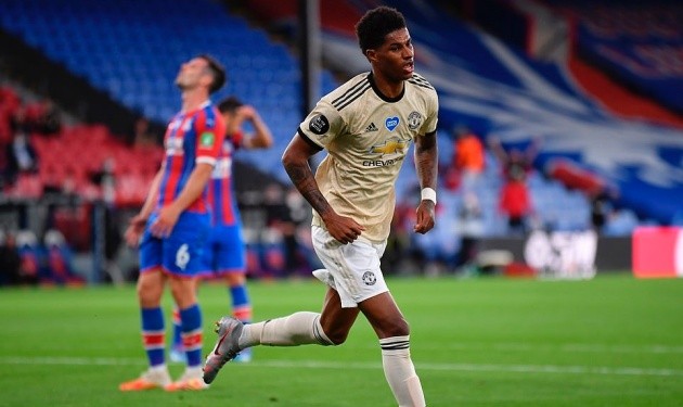 Manchester United forward Marcus Rashford hails Anthony Martial after impressive Crystal Palace display - Bóng Đá
