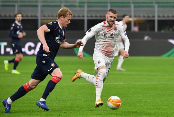 7 con số thú vị sau trận hòa của AC Milan ở trận lượt về với Crvena Zvezda - Bóng Đá