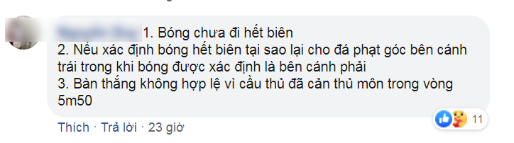 NHM Việt Nam chỉ trích trọng tài Vũ Ngọc Cường sau hàng loạt quyết định 