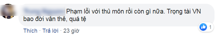 NHM Việt Nam chỉ trích trọng tài Vũ Ngọc Cường sau hàng loạt quyết định 