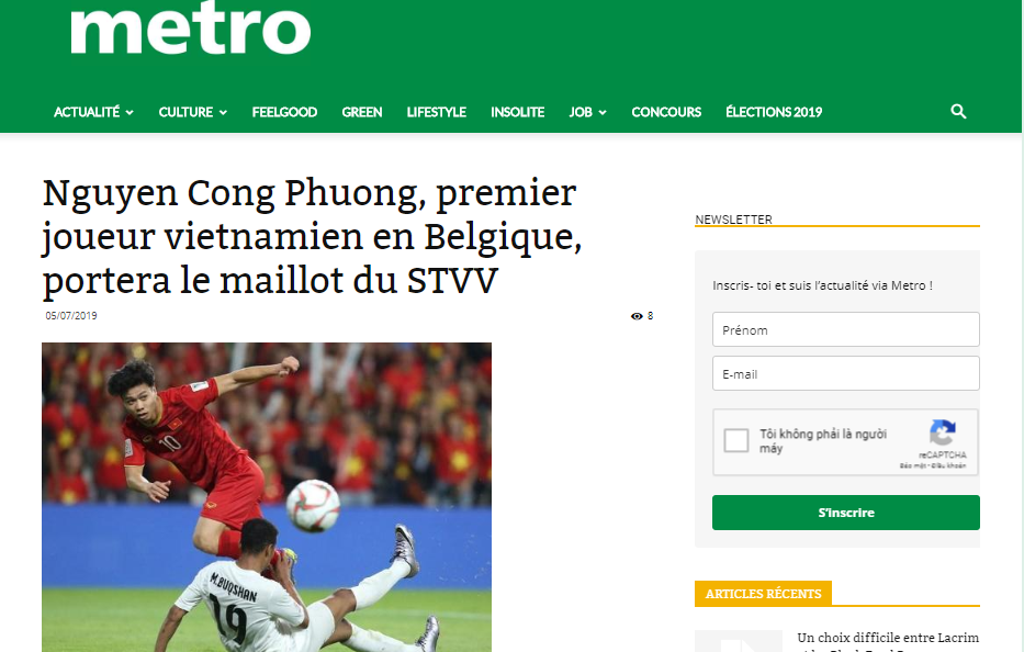 Truyền thông Bỉ: Chào mừng Công Phượng, người đi vào lịch sử giải VĐQG Bỉ - Bóng Đá