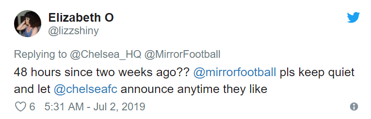 “48 HOURS” – CHELSEA FANS BEMOAN TIME TAKEN TO ANNOUNCE SIGNING - Bóng Đá