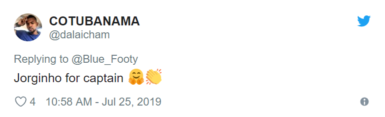 “CAPTAIN MATERIAL” – THESE CHELSEA FANS PRAISE SARRI FLOP’S “ELITE MENTALITY” - Bóng Đá