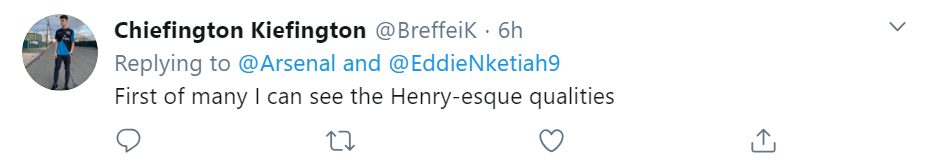 Phản ứng fan Arsenal về Eddie Nketiah - Bóng Đá