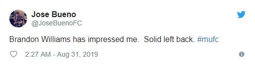 Manchester United fans react to Brandon Williams' under-23 performance - Bóng Đá