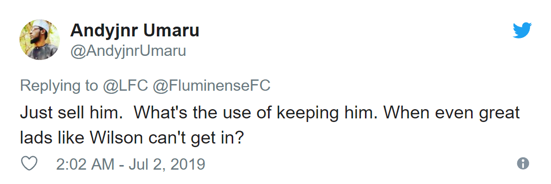 Liverpool fans call for Allan to be sold - Bóng Đá