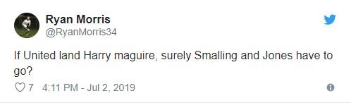 ‘He’d be the best defender at the club’: Lots of MUFC fans react to £70m bid for Maguire - Bóng Đá