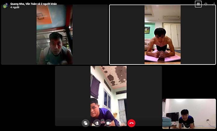 Nghỉ dịch COVID-19, sao HAGL vẫn miệt mài tập luyện online - Bóng Đá