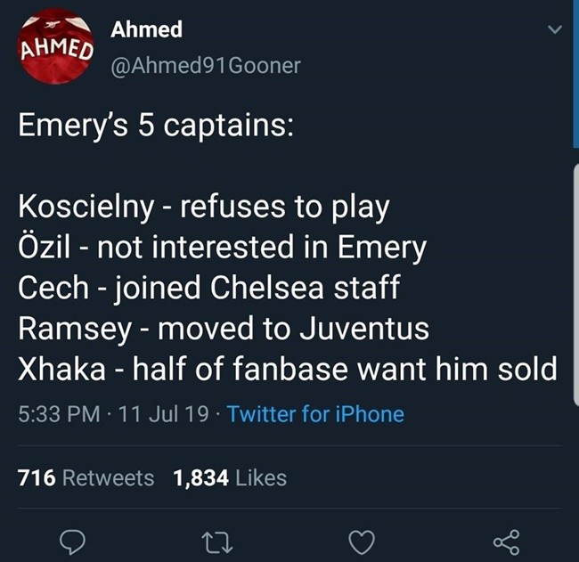 Arsenal khó lòng thành công nếu thiếu người 