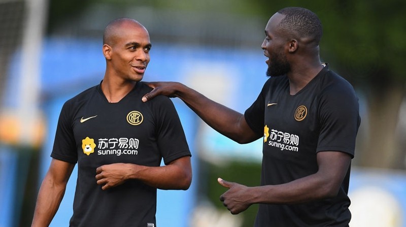 Ảnh Lukaku tập luyện cùng Inter Milan - Bóng Đá