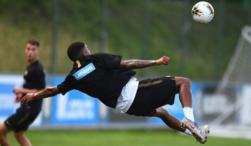 Ảnh Lukaku tập luyện cùng Inter Milan - Bóng Đá
