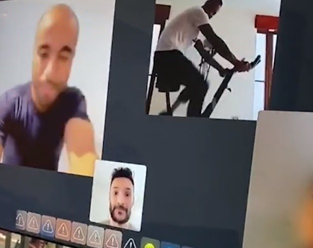 Jose Mourinho lead Tottenham virtual training session on exercise bike as stars self-isolate due to coronavirus - Bóng Đá
