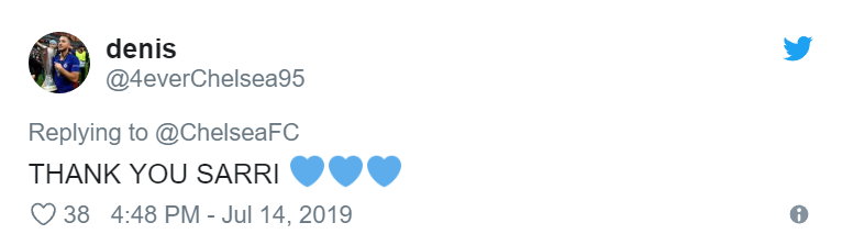 'Thank you Sarri!' - Some Chelsea fans offer surprising response as club post Jorginho message - Bóng Đá