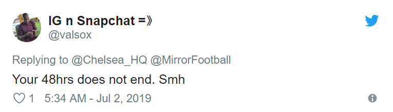 “48 HOURS” – CHELSEA FANS BEMOAN TIME TAKEN TO ANNOUNCE SIGNING - Bóng Đá