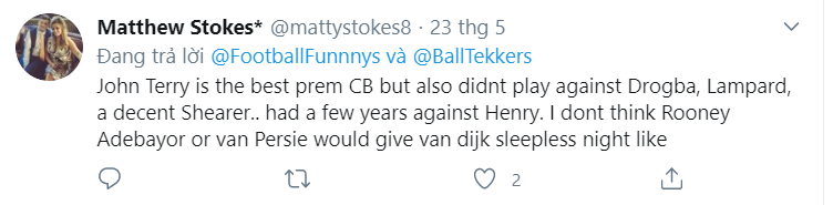 Fan react Michael Ballack on Van Dijk - Bóng Đá