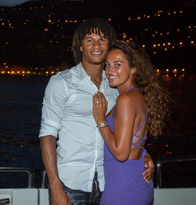 Man City-bound Nathan Ake celebrates huge summer as he gets engaged to stunning girlfriend Kaylee Ramman - Bóng Đá