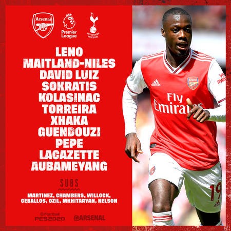 TRỰC TIẾP Arsenal vs Tottenham: Đội hình dự kiến - Bóng Đá