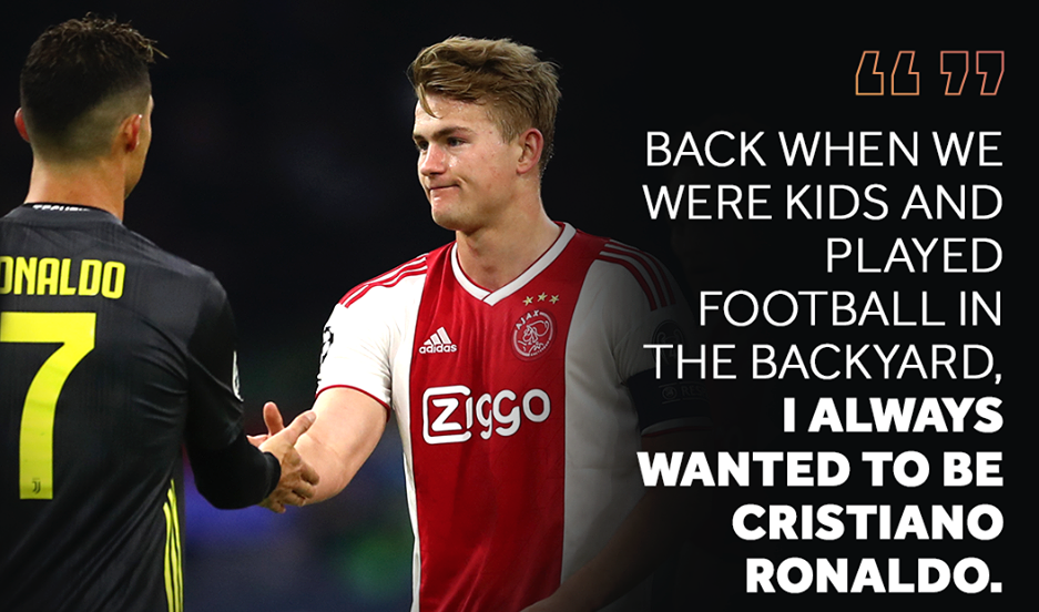 A CR7 fan from the very beginning. (Matthijs de Ligt) - Bóng Đá