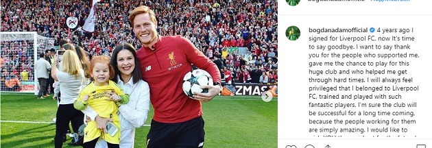 Liverpool have released Adam Bogdan after 4 years of service - Bóng Đá