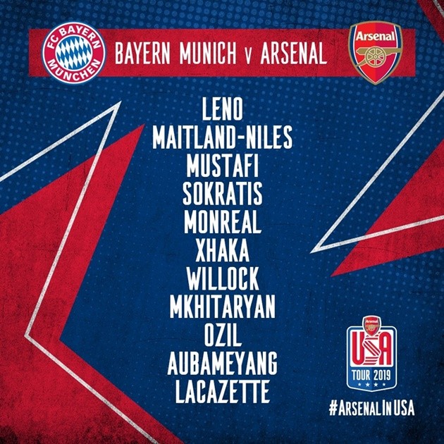 TRỰC TIẾP Arsenal - Bayern Munich: Ozil đá chính; Bayern chưa bung hết bài - Bóng Đá