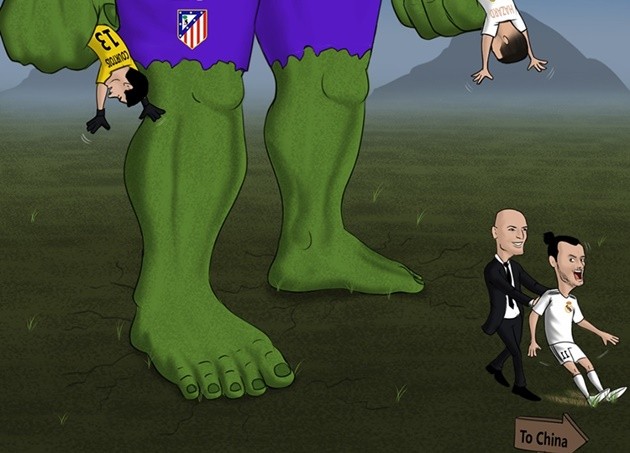 Ảnh chế Real thua Atiletico - Bóng Đá