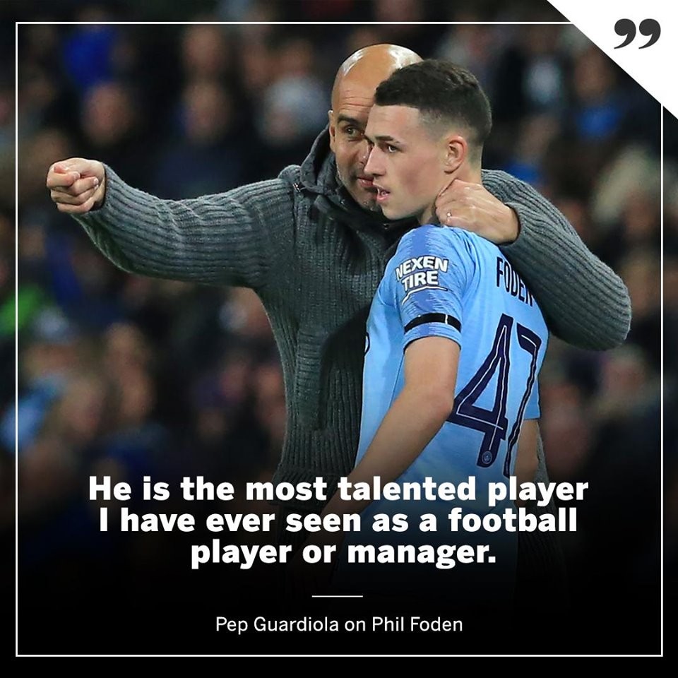 Pep Guardiola on Phil Foden - Bóng Đá