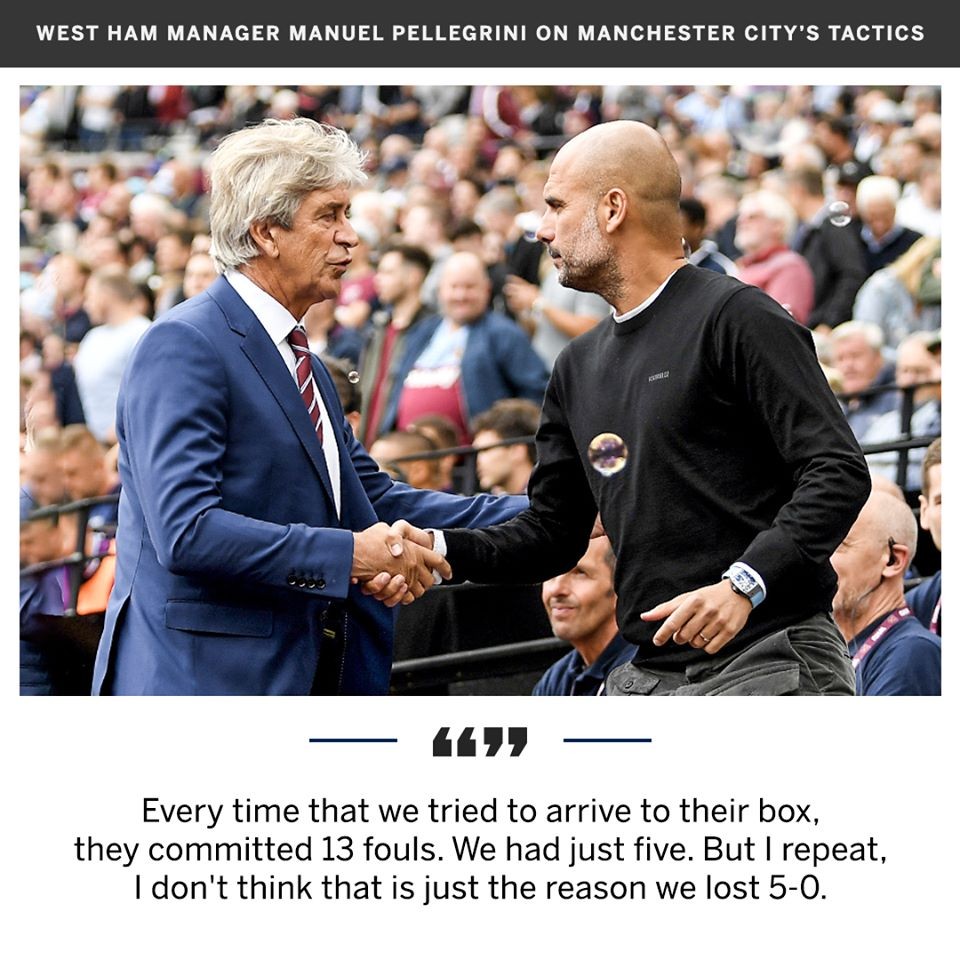 Manuel Pellegrini phàn nàn vì Man City phạm lỗi quá nhiều - Bóng Đá