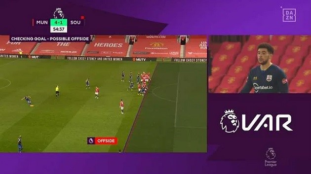 Man United vs Southampton: VAR controversially disallows Che Adams' goal - Bóng Đá