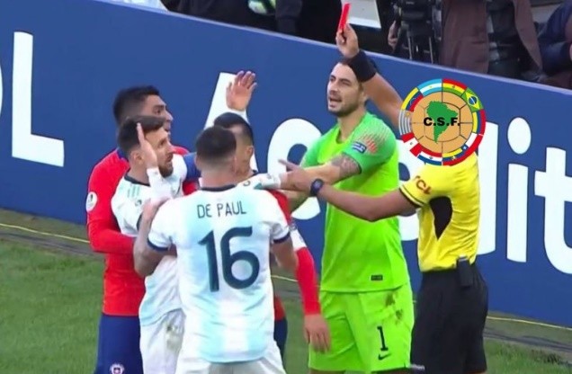 Ảnh chế Messi thẻ đỏ - Bóng Đá