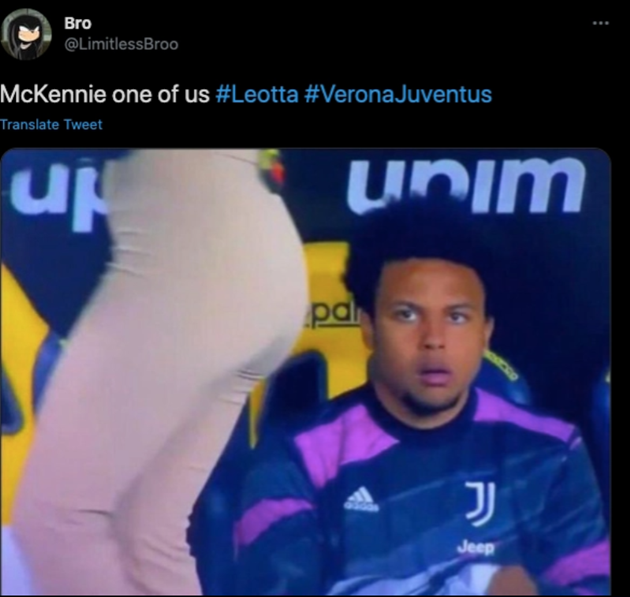 Juventus ace McKennie caught appearing to ogle stunning sports reporter Diletta Leotta in hilarious viral picture - Bóng Đá