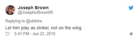 Should be our striker: Man United fans want a change of position for Martial - Bóng Đá